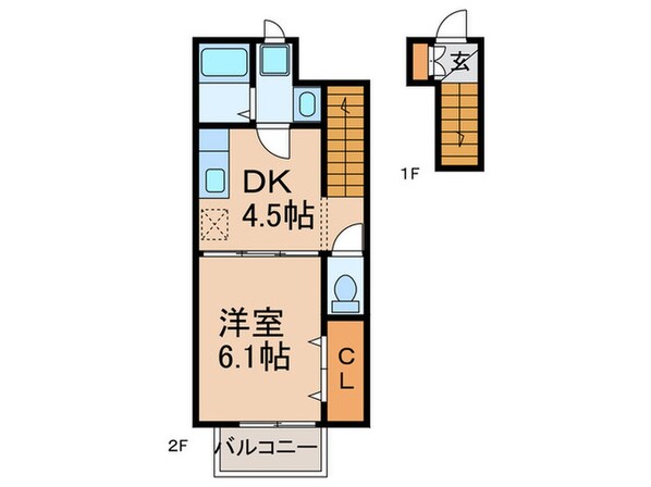 アムール福の物件間取画像